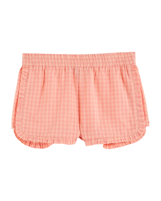 emile et ida Short volanté vichy pivoine