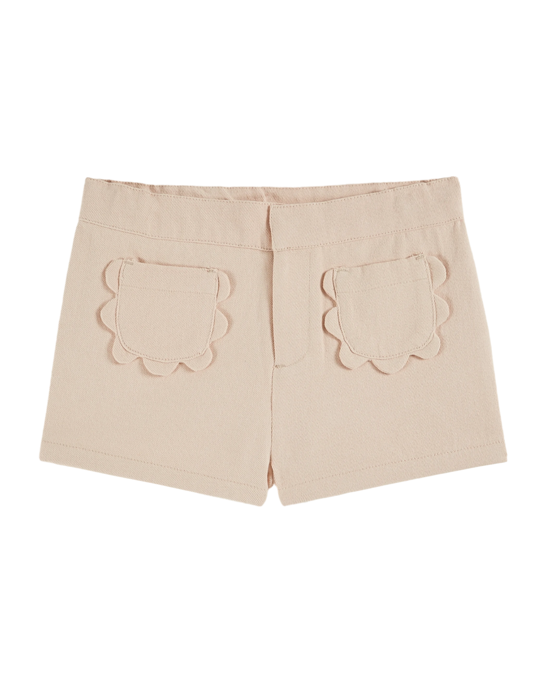 Pastel pink flower pocket shorts