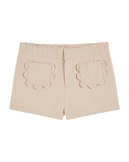 emile et ida Short poches fleurs rose pastel