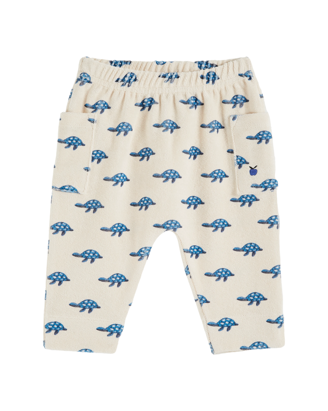 Sarouel - éponge tortues écru