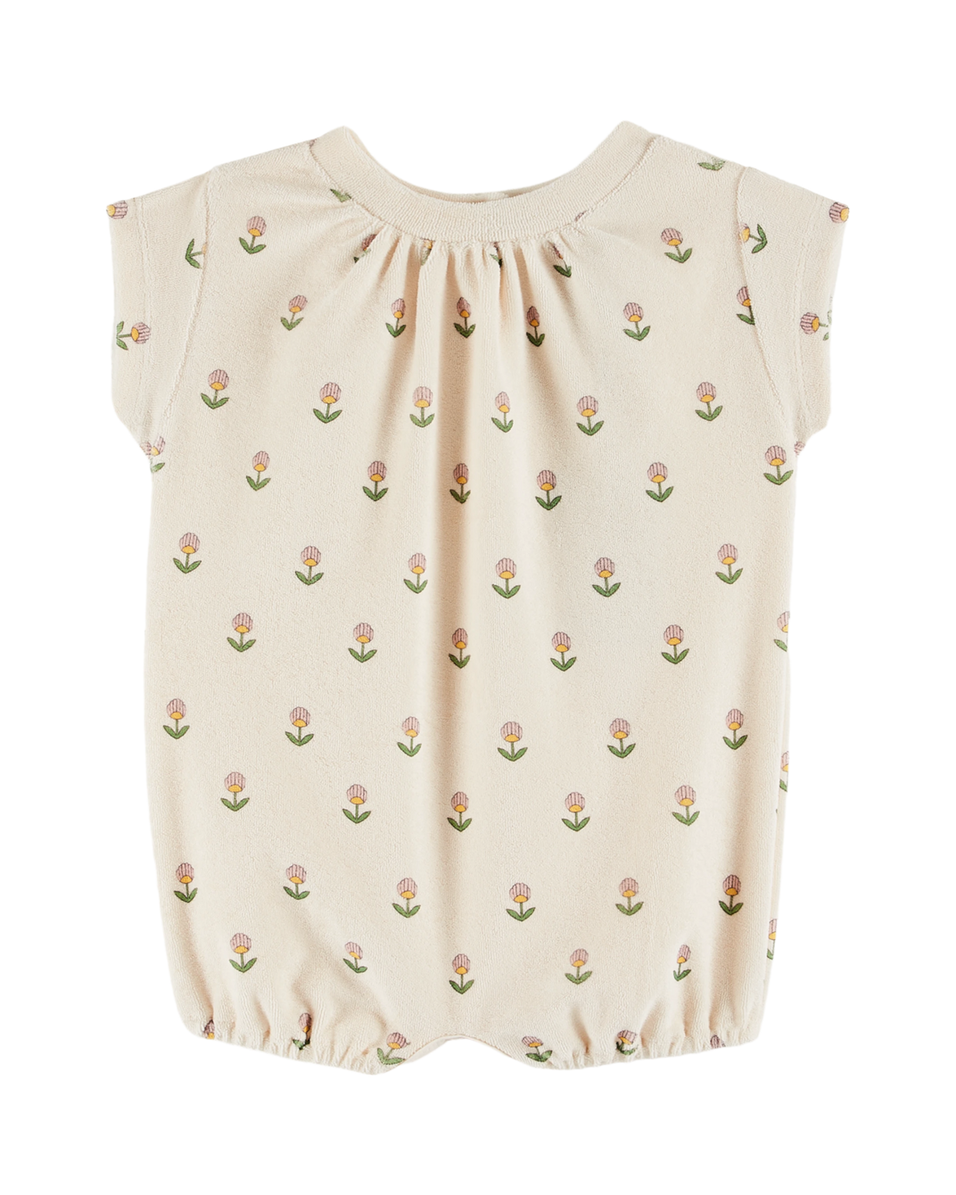 Combicourt - éponge fleurs douces écru