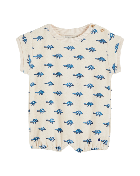 emile et ida Combibloomer éponge tortues écru