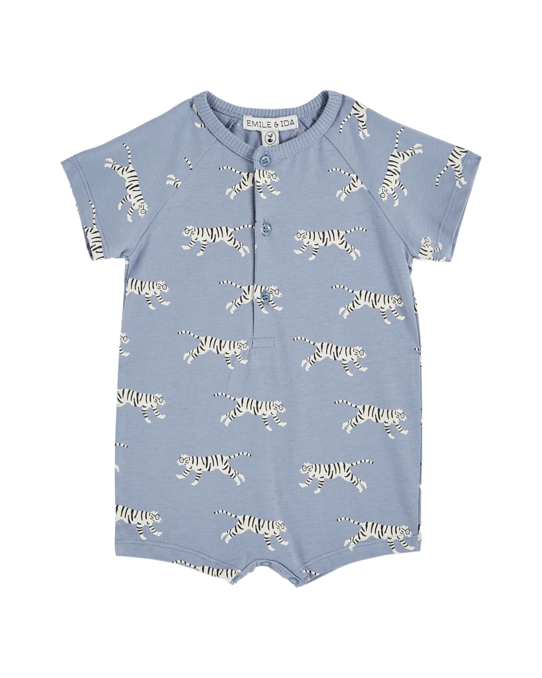 Organic cotton lavender tiger combi-bloomer