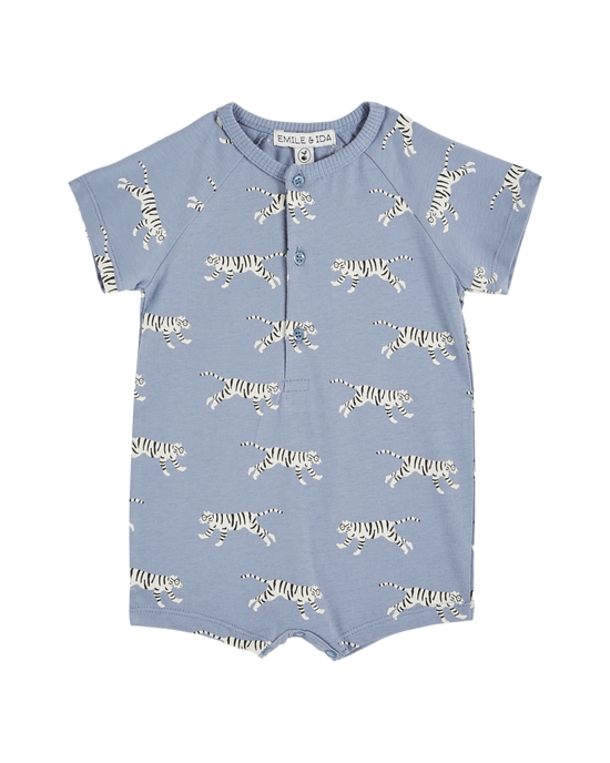 emile et ida Combibloomer coton bio tigres lavande