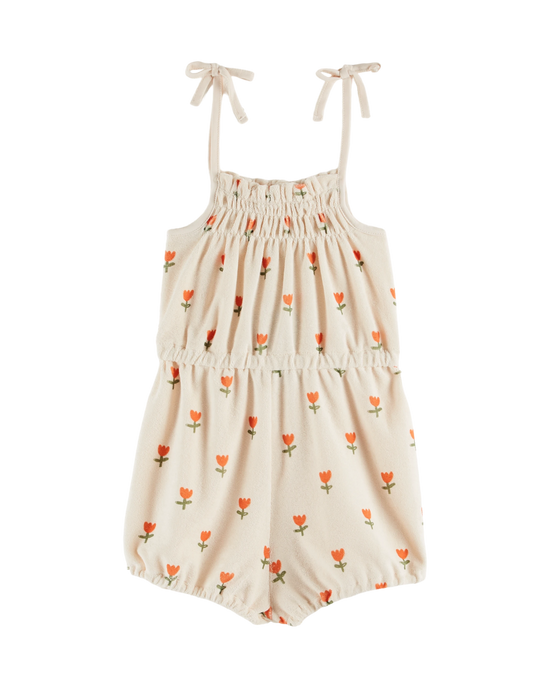 emile et ida Combishort éponge tulipe crème