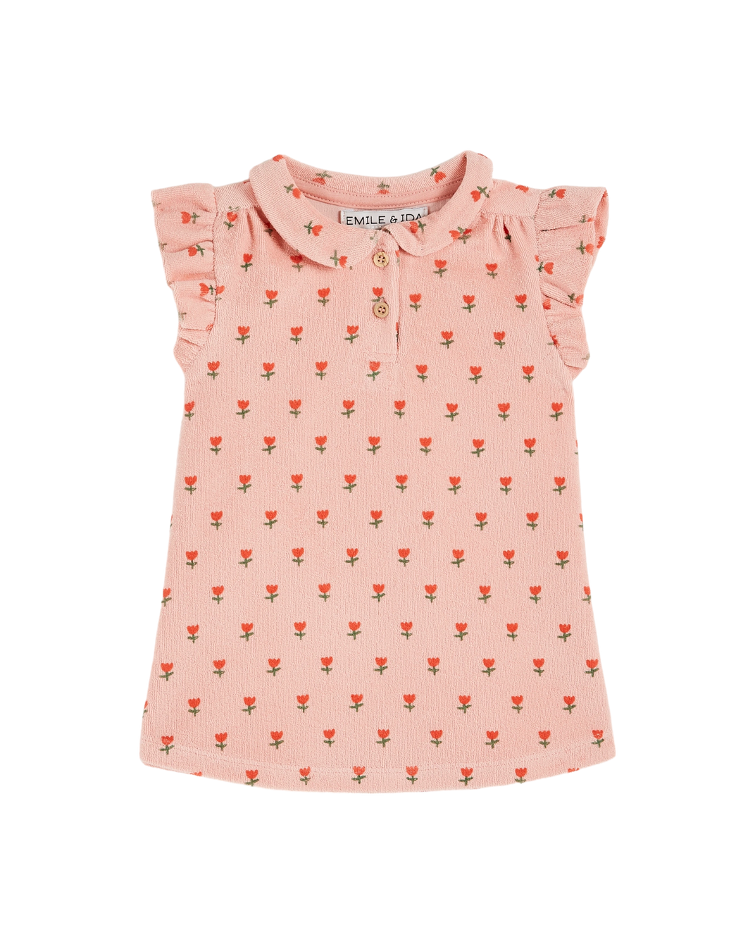 Robe bébé - éponge tulipes blossom