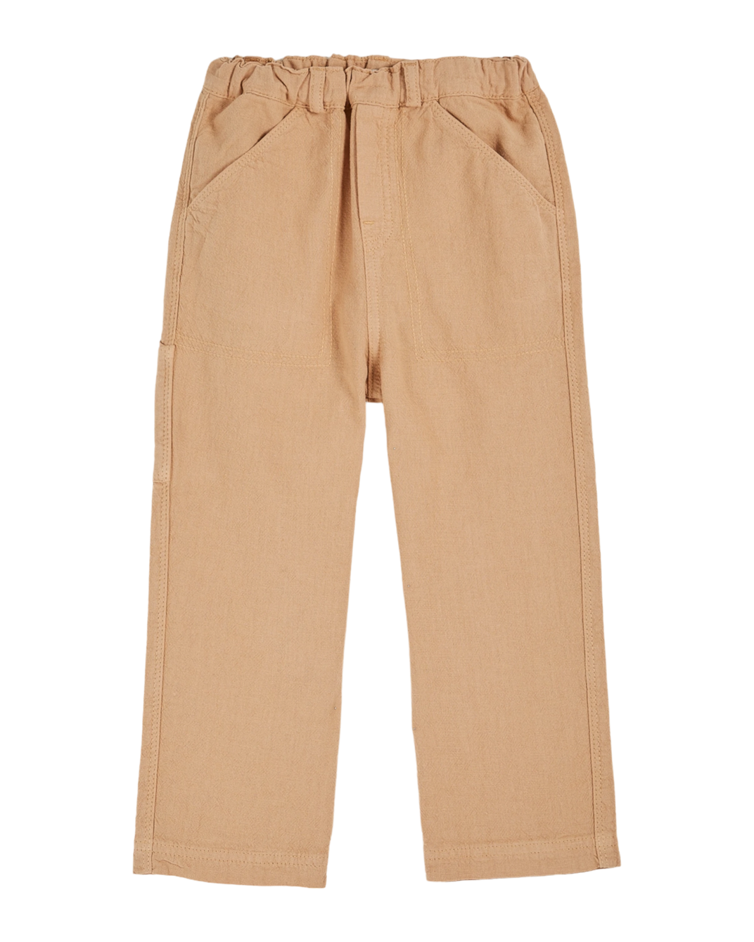 Sesame cotton and linen pants