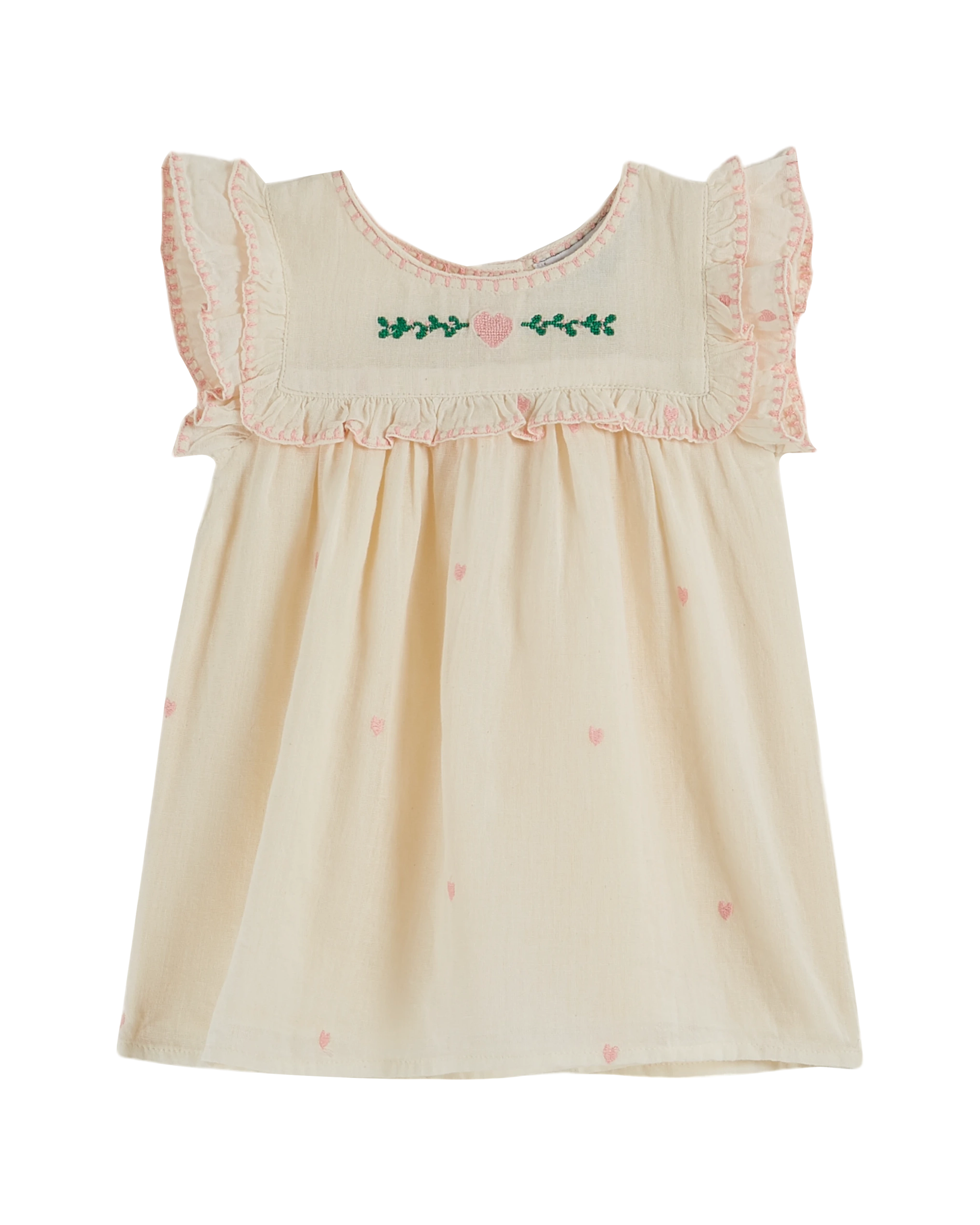 ワンピース RMILE ET IDA MINI VICHY Pinafore Dress Emile et Ida | Macaroni Kids