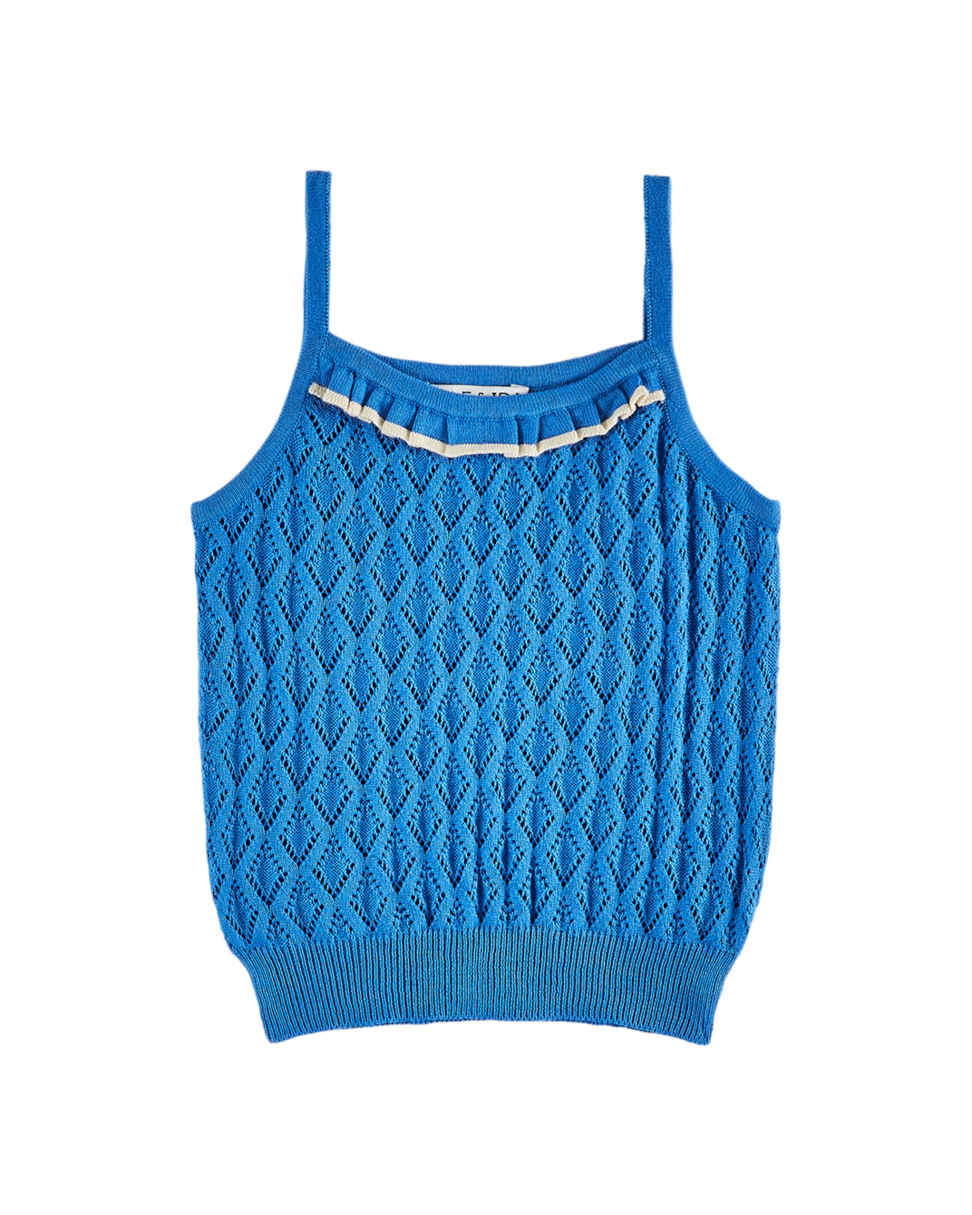 Top à bretelles - ajouré lagon