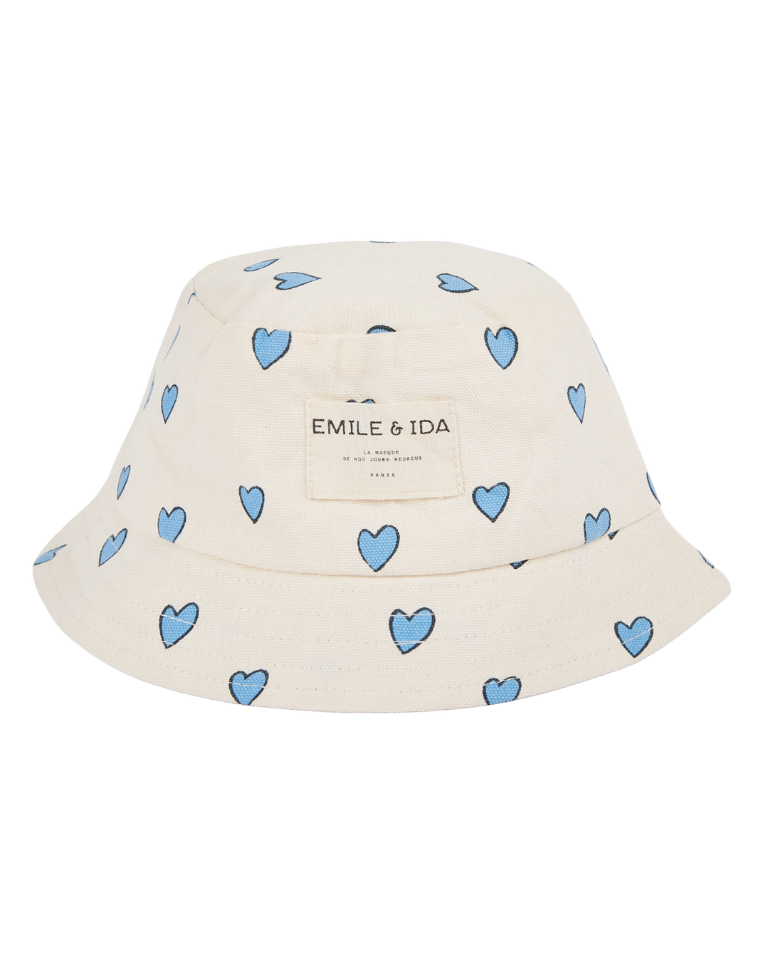 Bob enfant coeurs écru