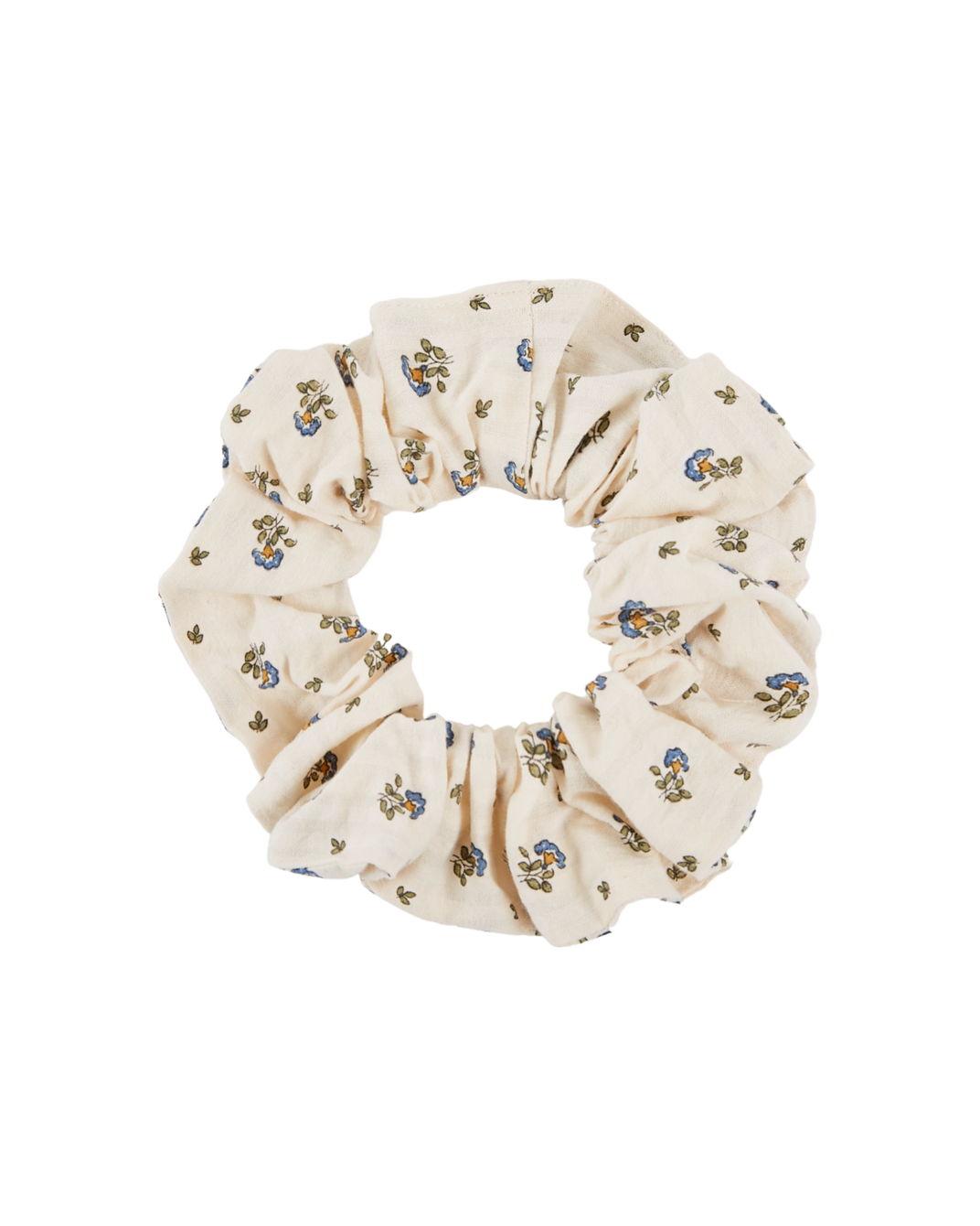 Iris flower scrunchie