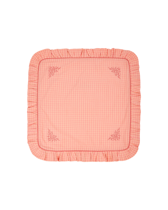 emile et ida Housse de coussin vichy pivoine - 45 x 45 cm