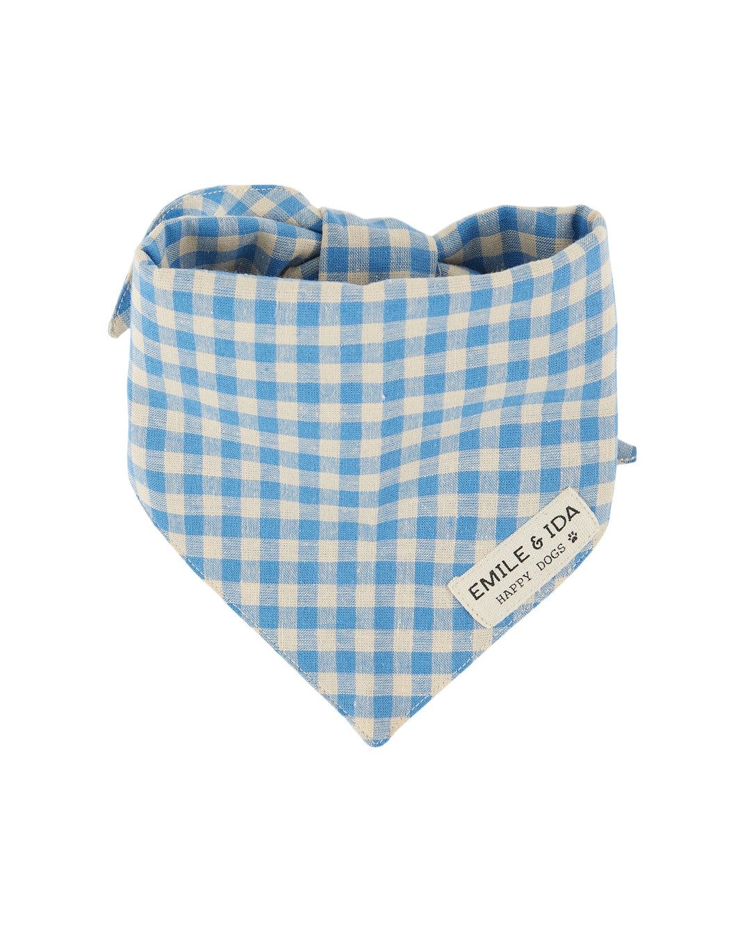 Bandana pour chien vichy lagon