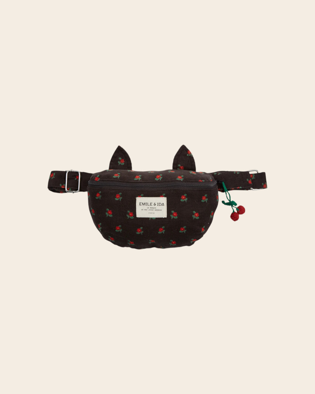 Banane velours chat poppy noir