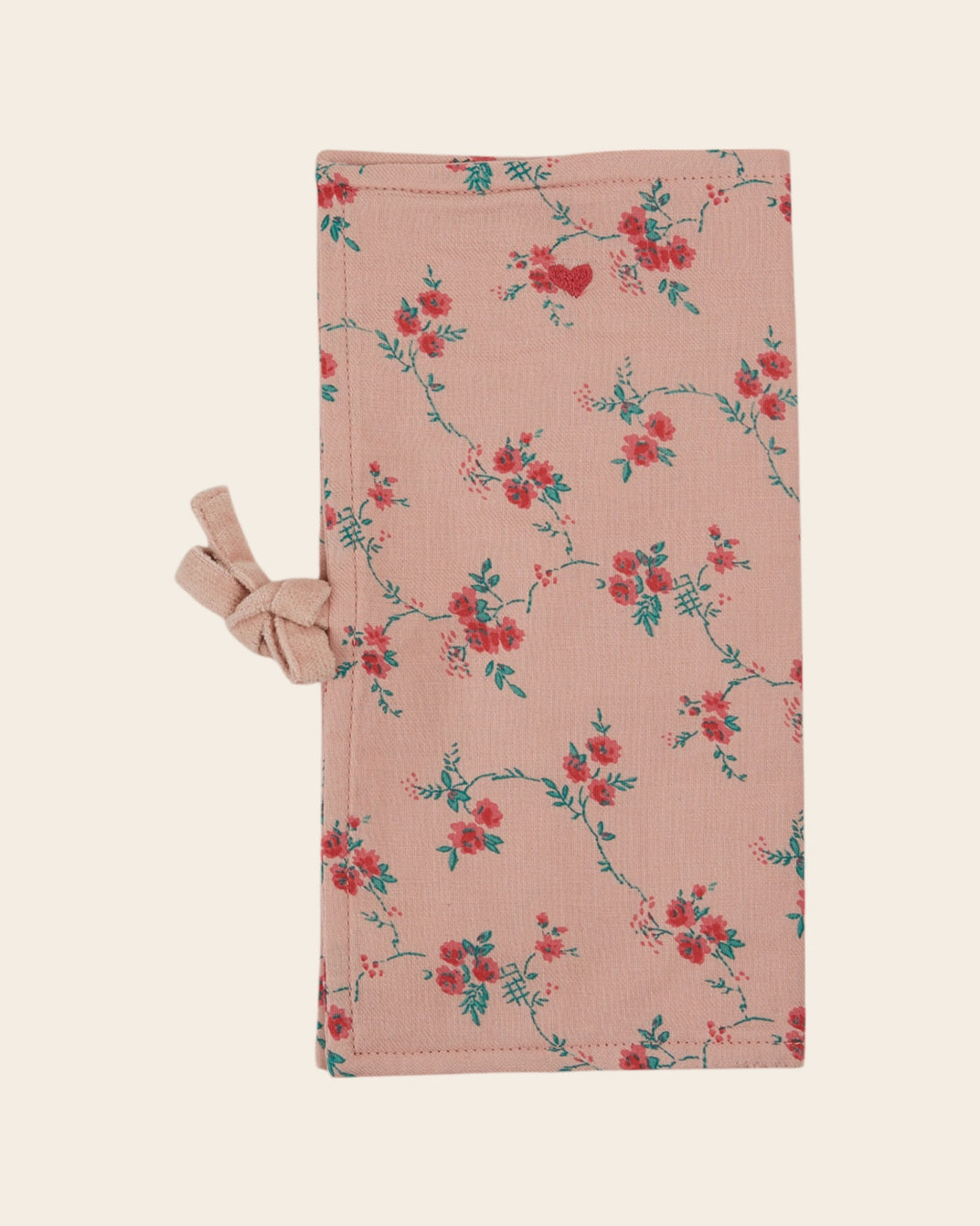 Couvre livret de famille aster rose