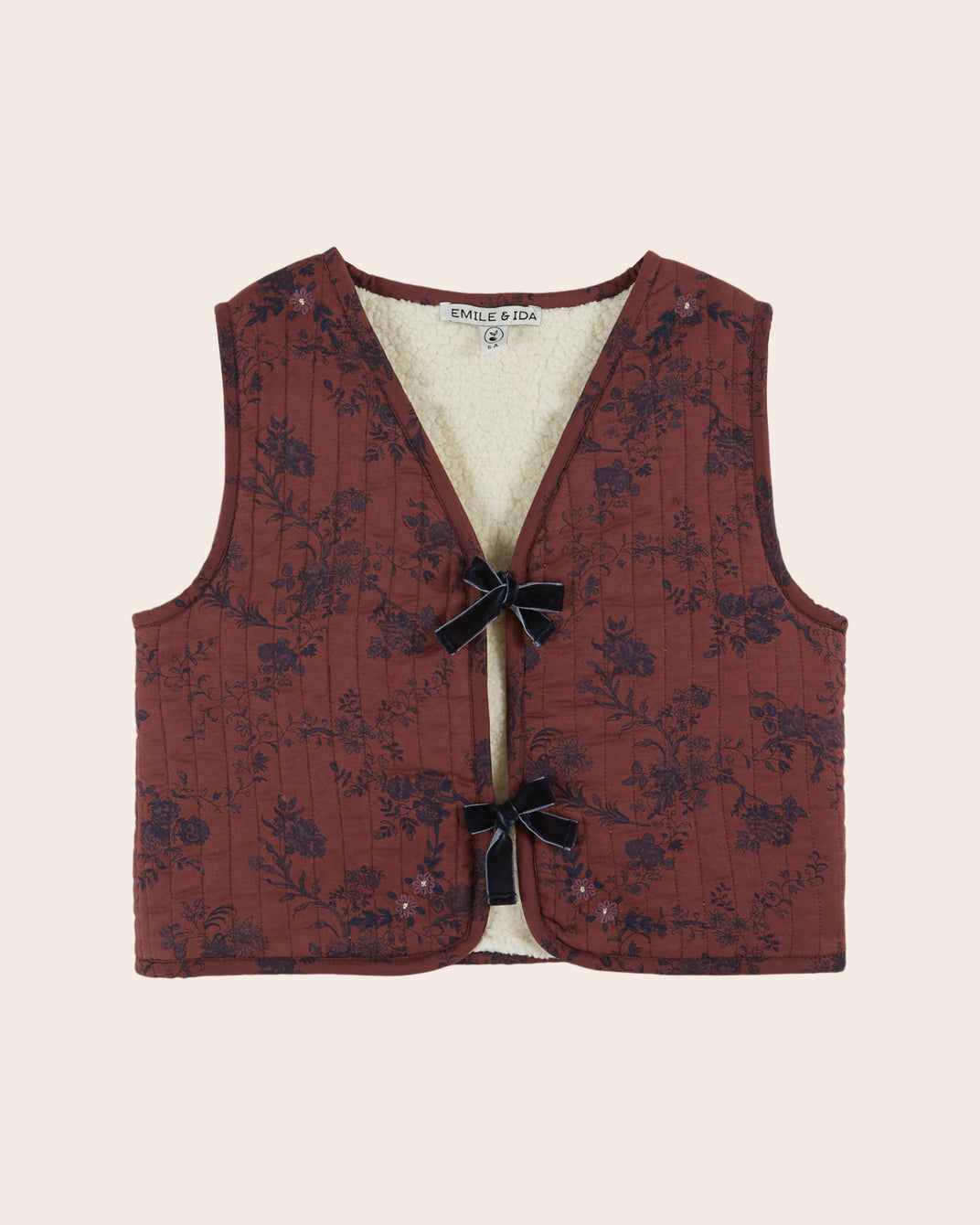 Veste réversible sans manches orchid violine