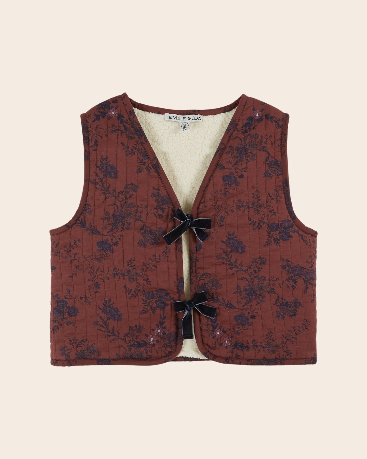 Veste réversible sans manches orchid violine