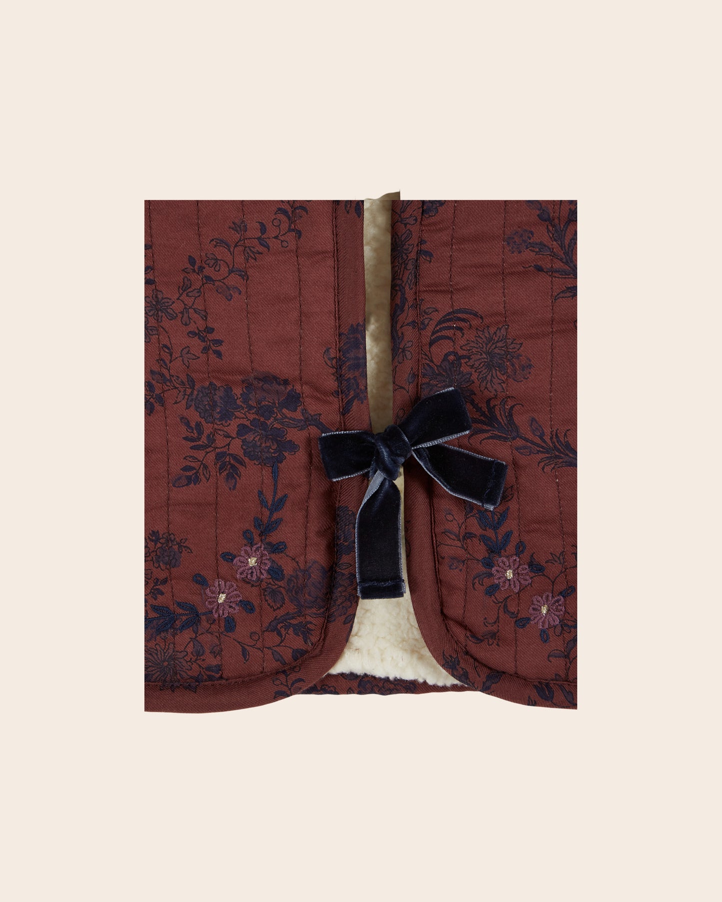 Veste réversible sans manches orchid violine