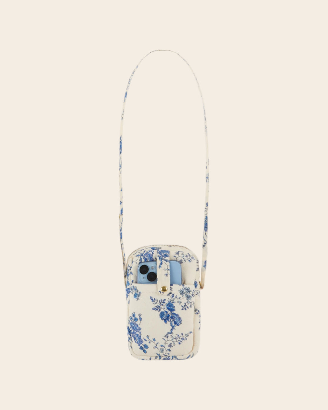 Pochette téléphone orchid bleu