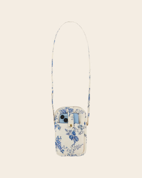 Pochette téléphone orchid bleu