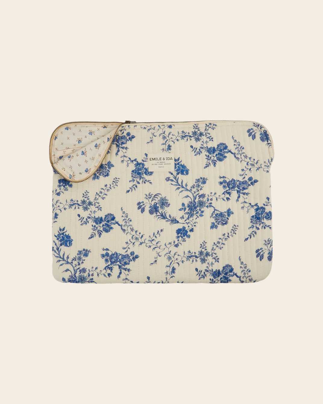 Pochette d'ordinateur orchid bleu