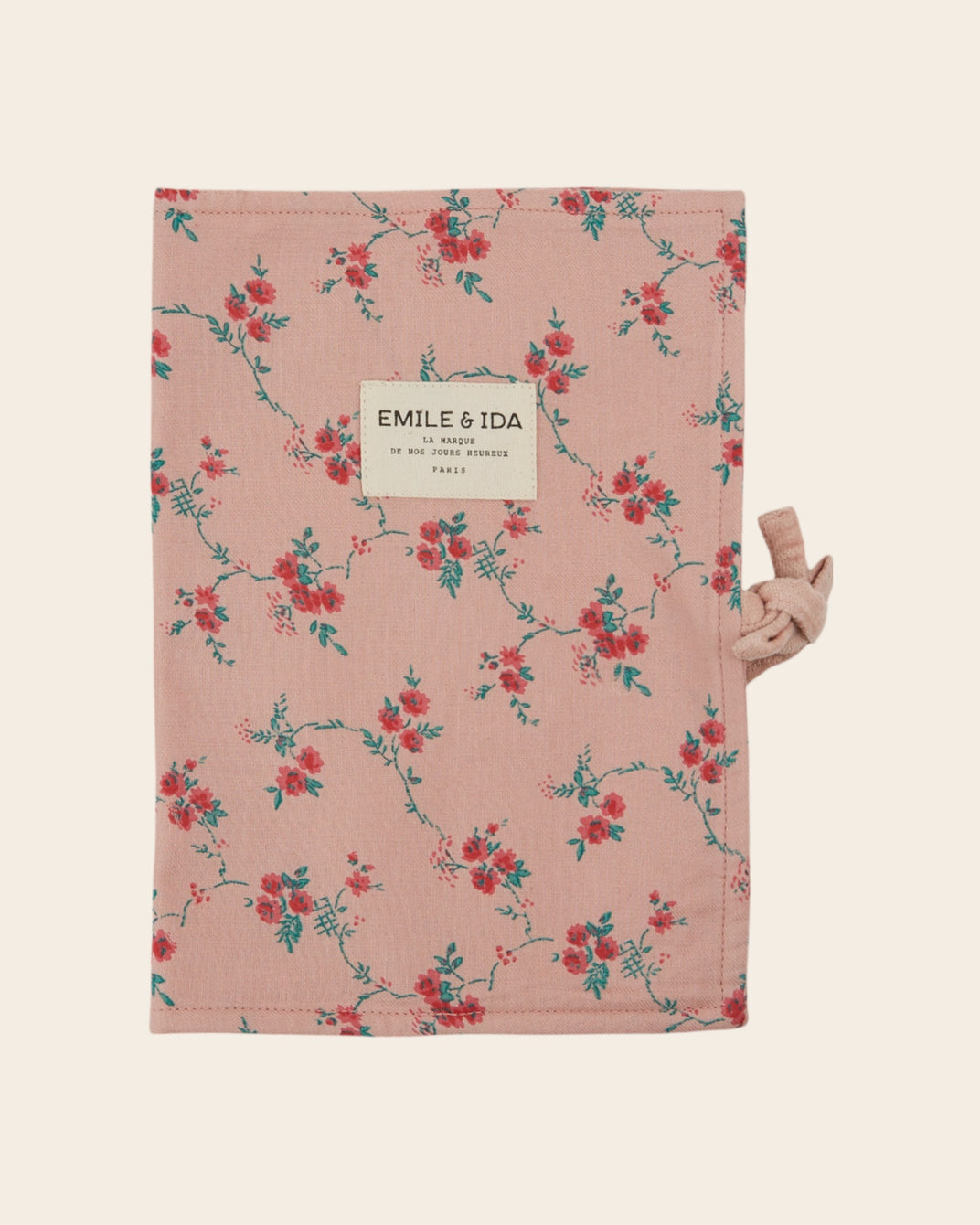 Couvre carnet de santé aster rose