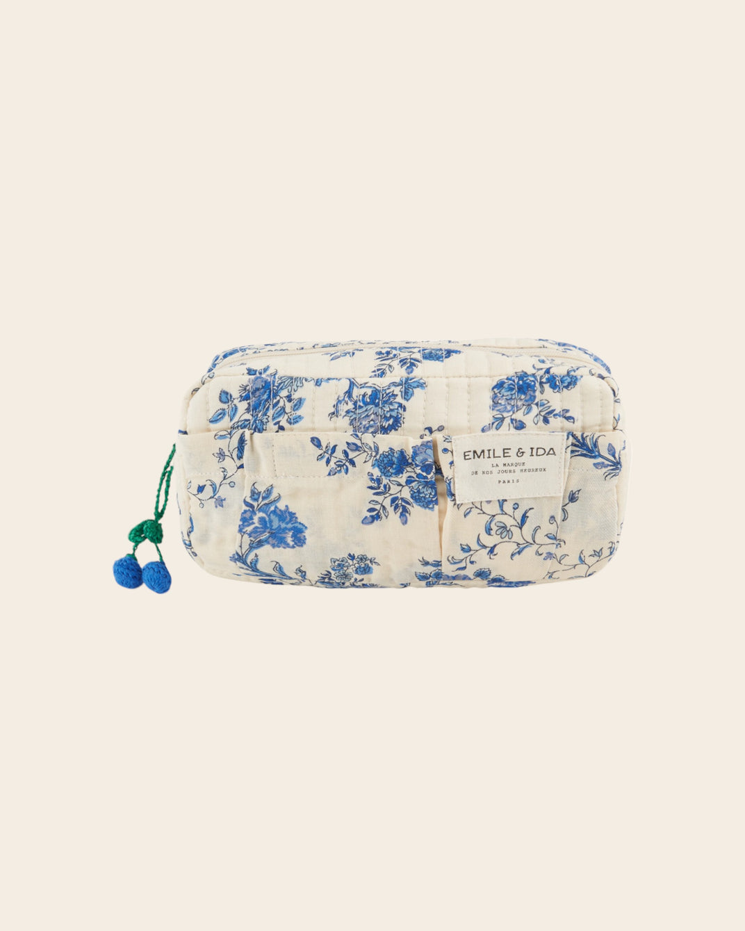 Petite trousse orchid bleu