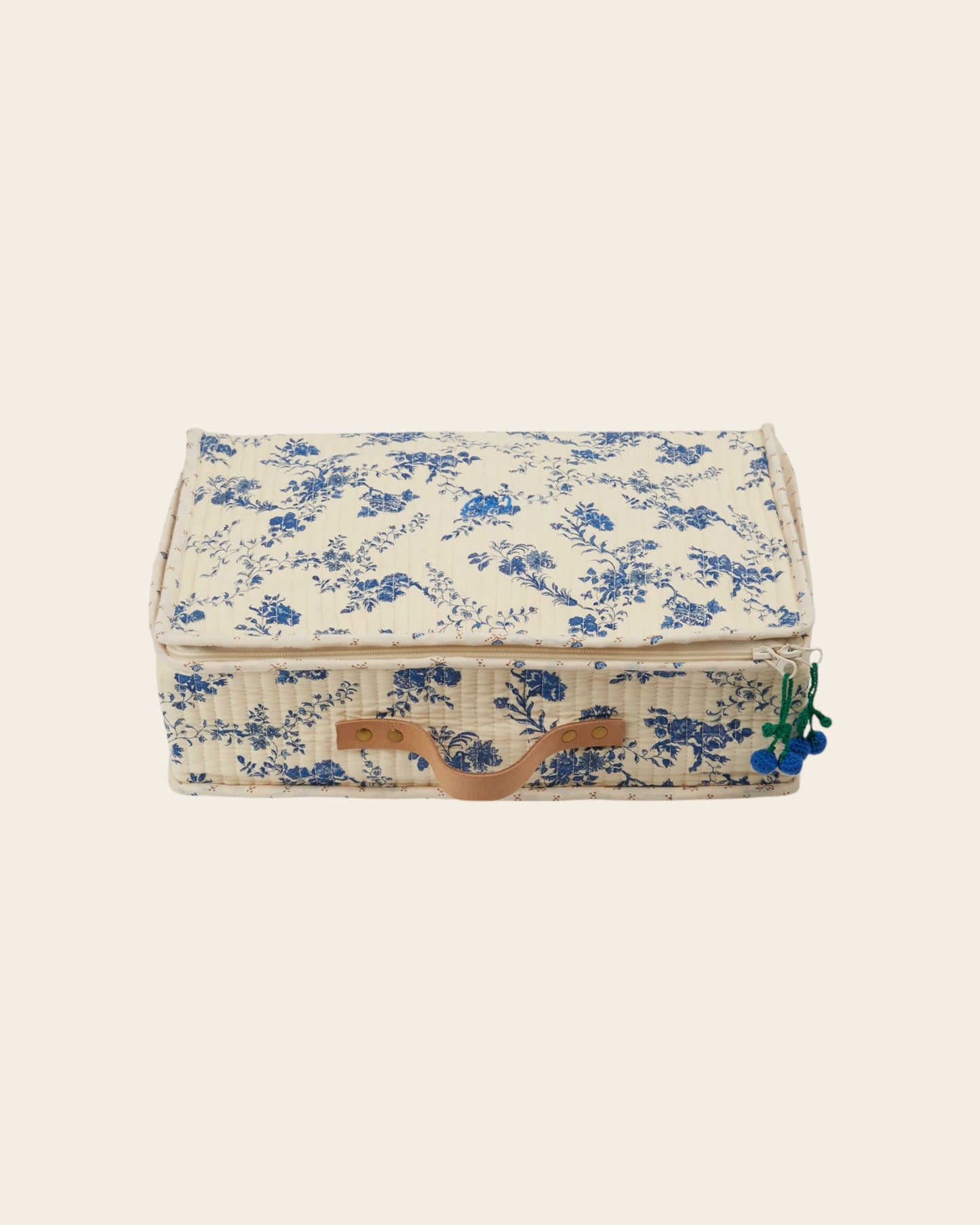large orchid blue suitcase