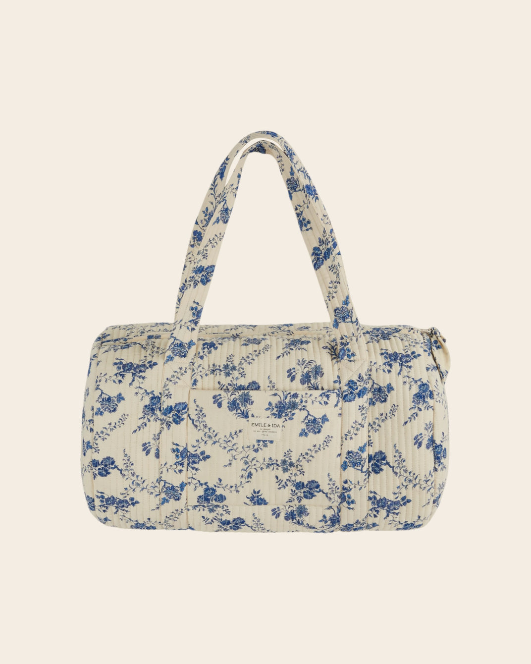 Sac week-end matelassé orchid bleu