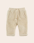 Pantalon sherpa écru