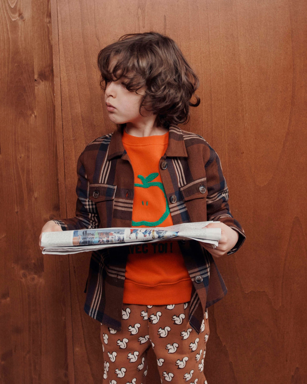 Clementine fleece sweatshirt