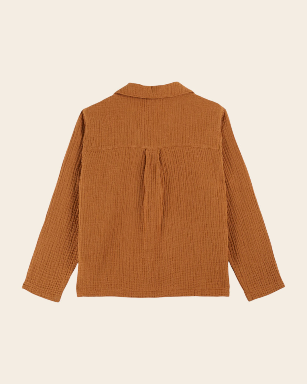 pecan cotton gauze kurta