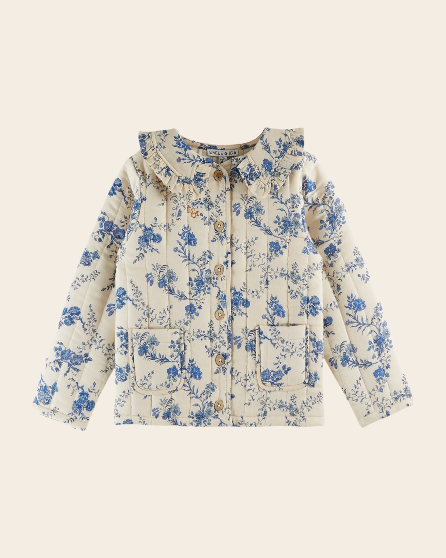 blue orchid quilted jacket