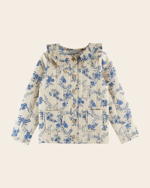 Veste matelassée orchid bleu