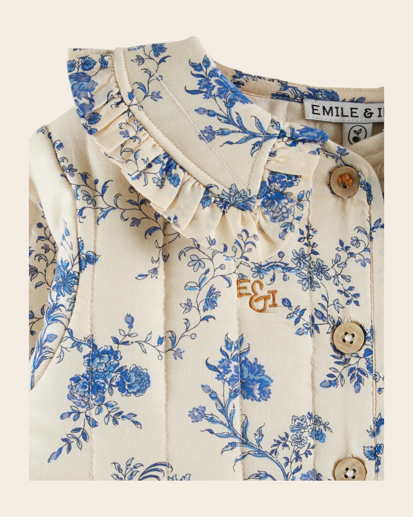 blue orchid quilted jacket