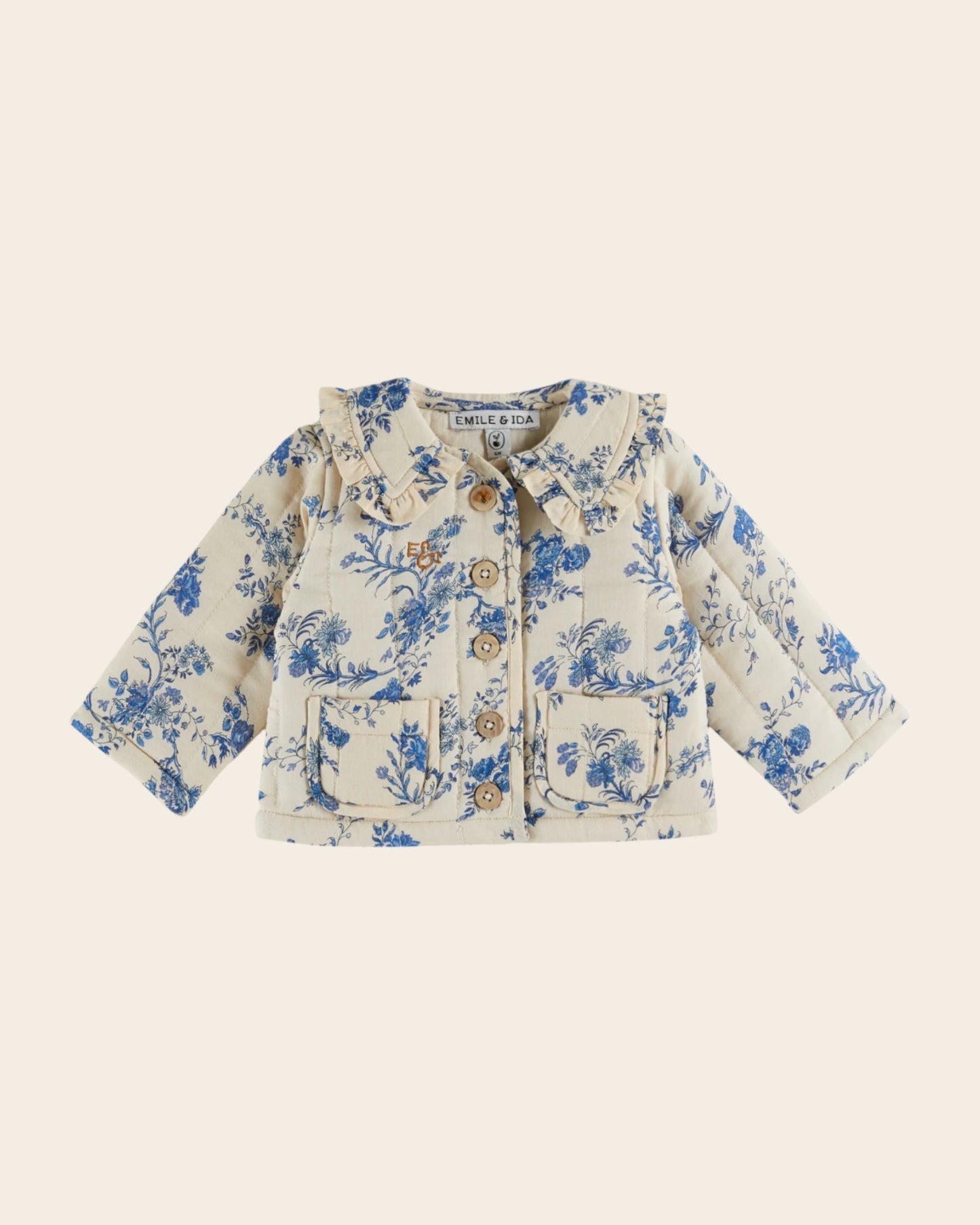 blue orchid quilted jacket