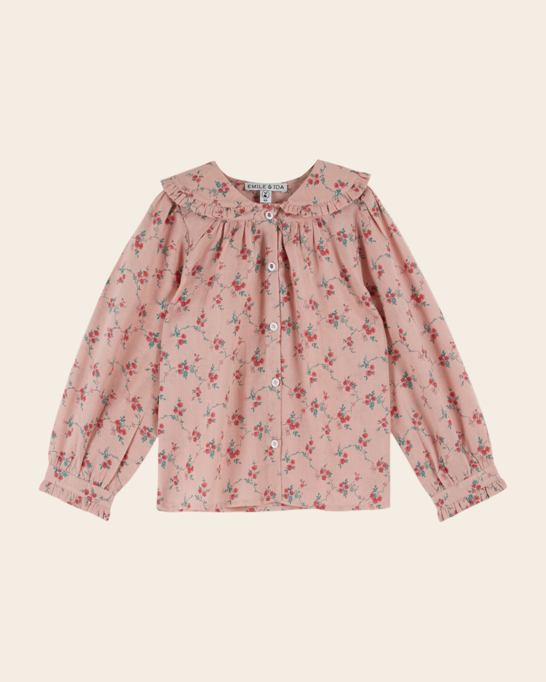 aster blouse with aster bow collar