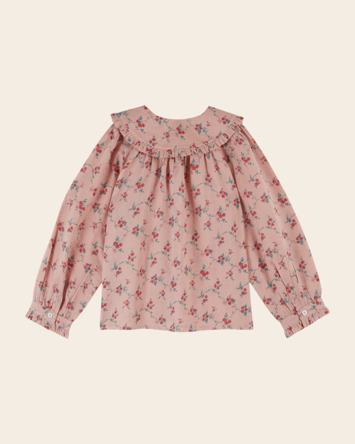 aster blouse with aster bow collar