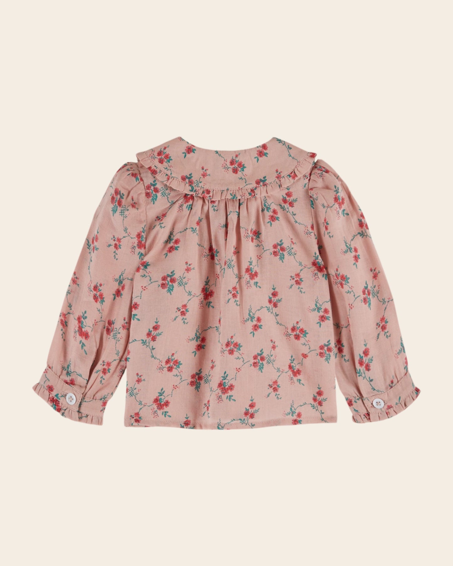 aster blouse with aster bow collar