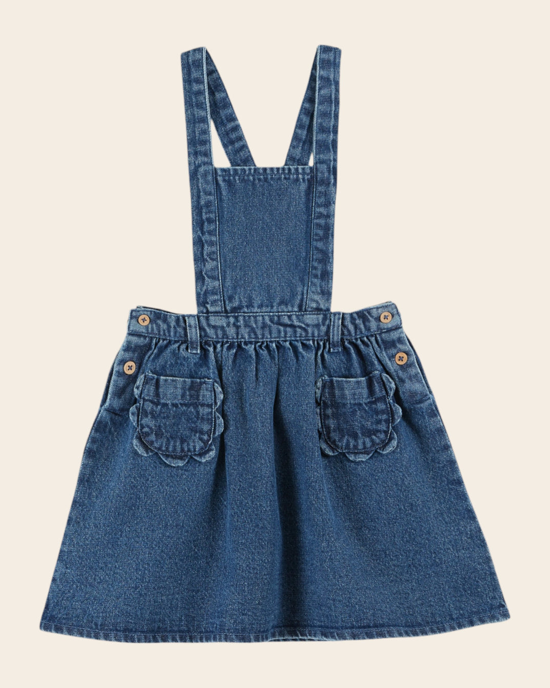 denim apron dress