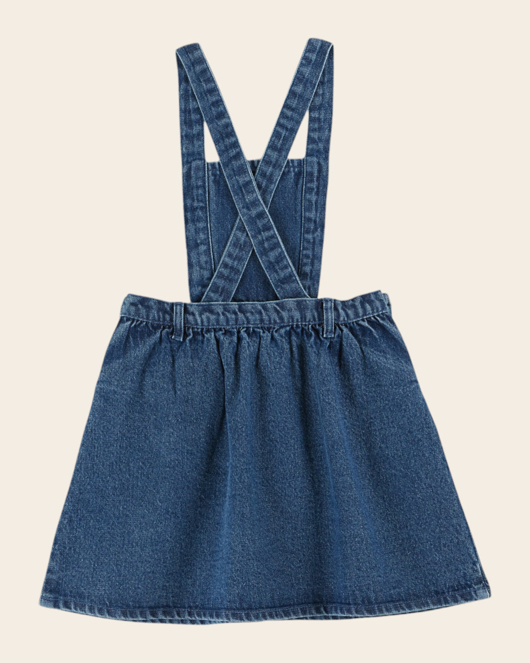 denim apron dress