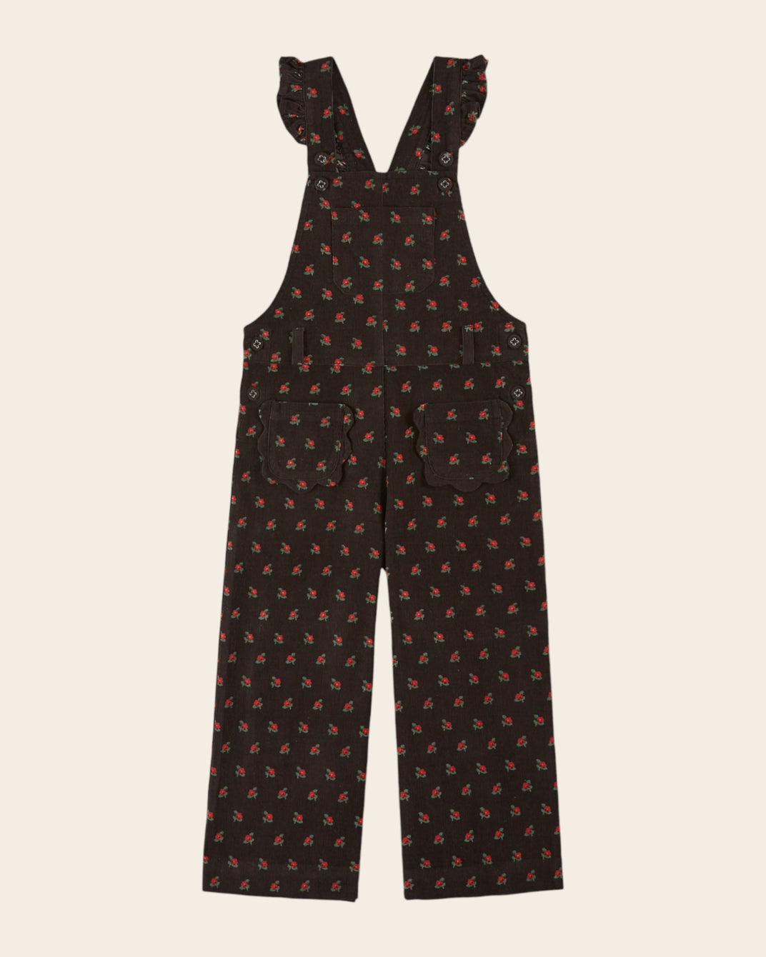 Salopette velours poppy noir