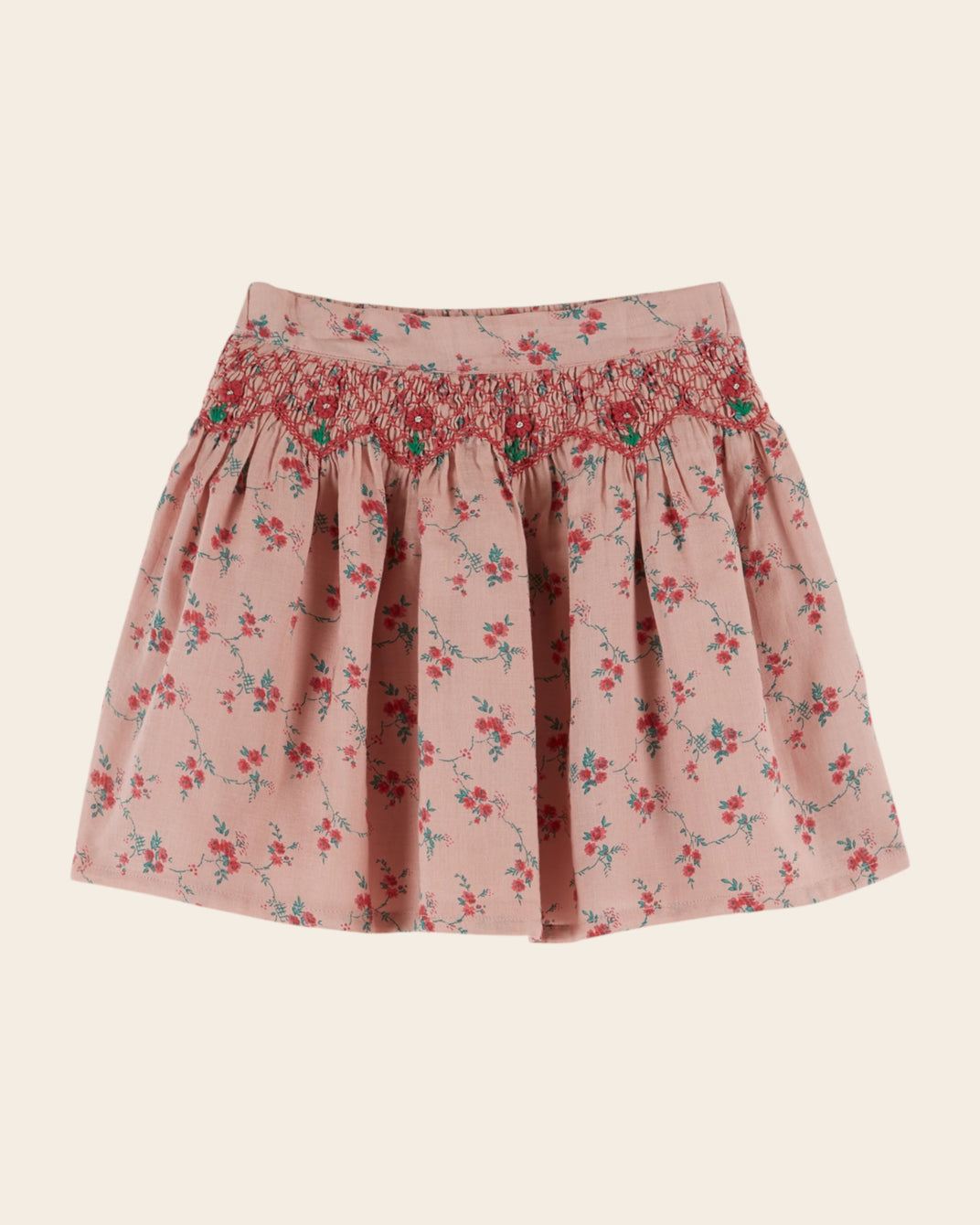 aster embroidered skirt