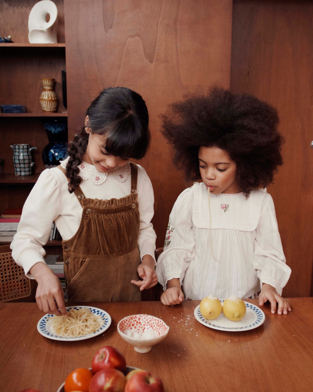 cream embroidered blouse
