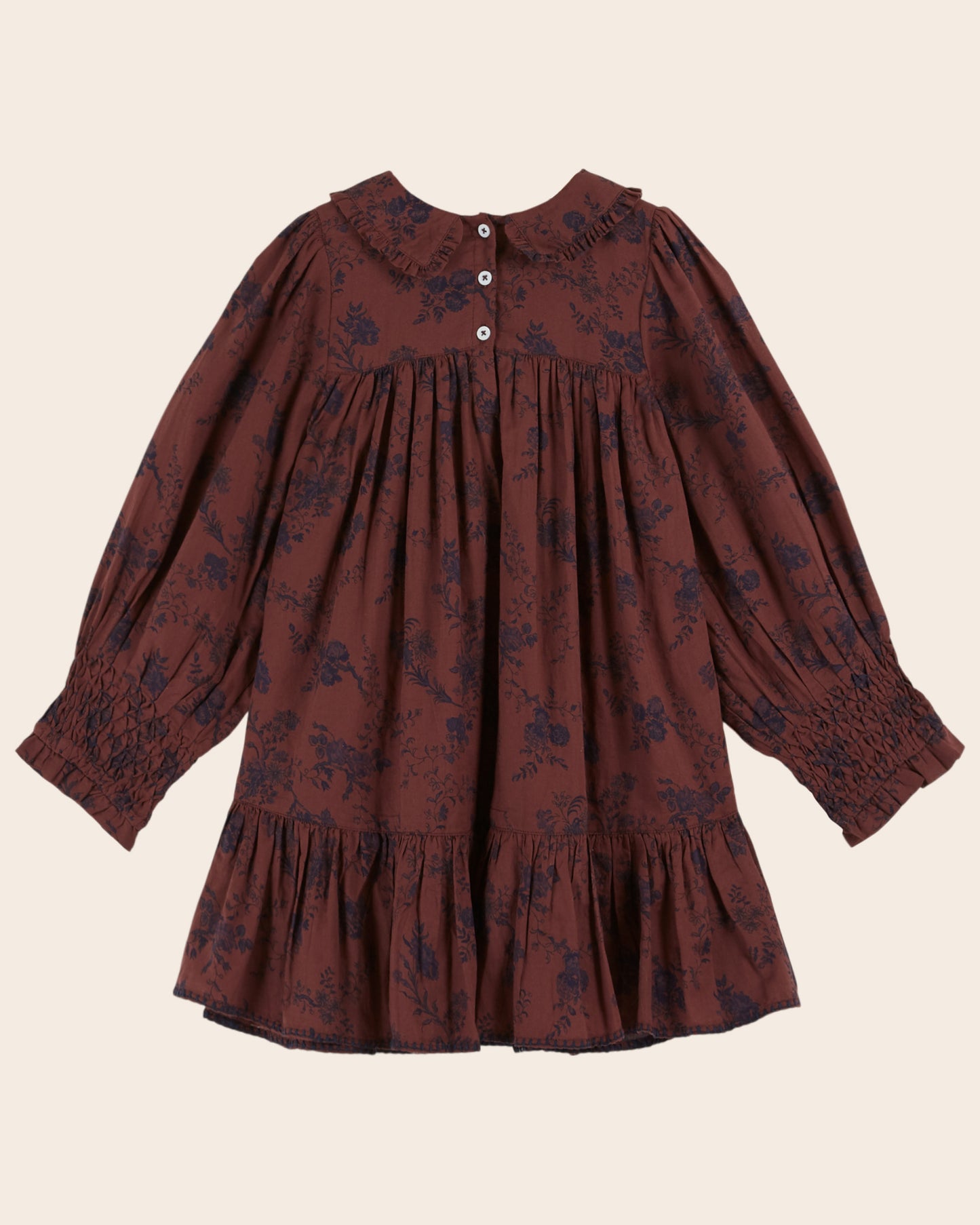 Robe - Smocké orchid violine