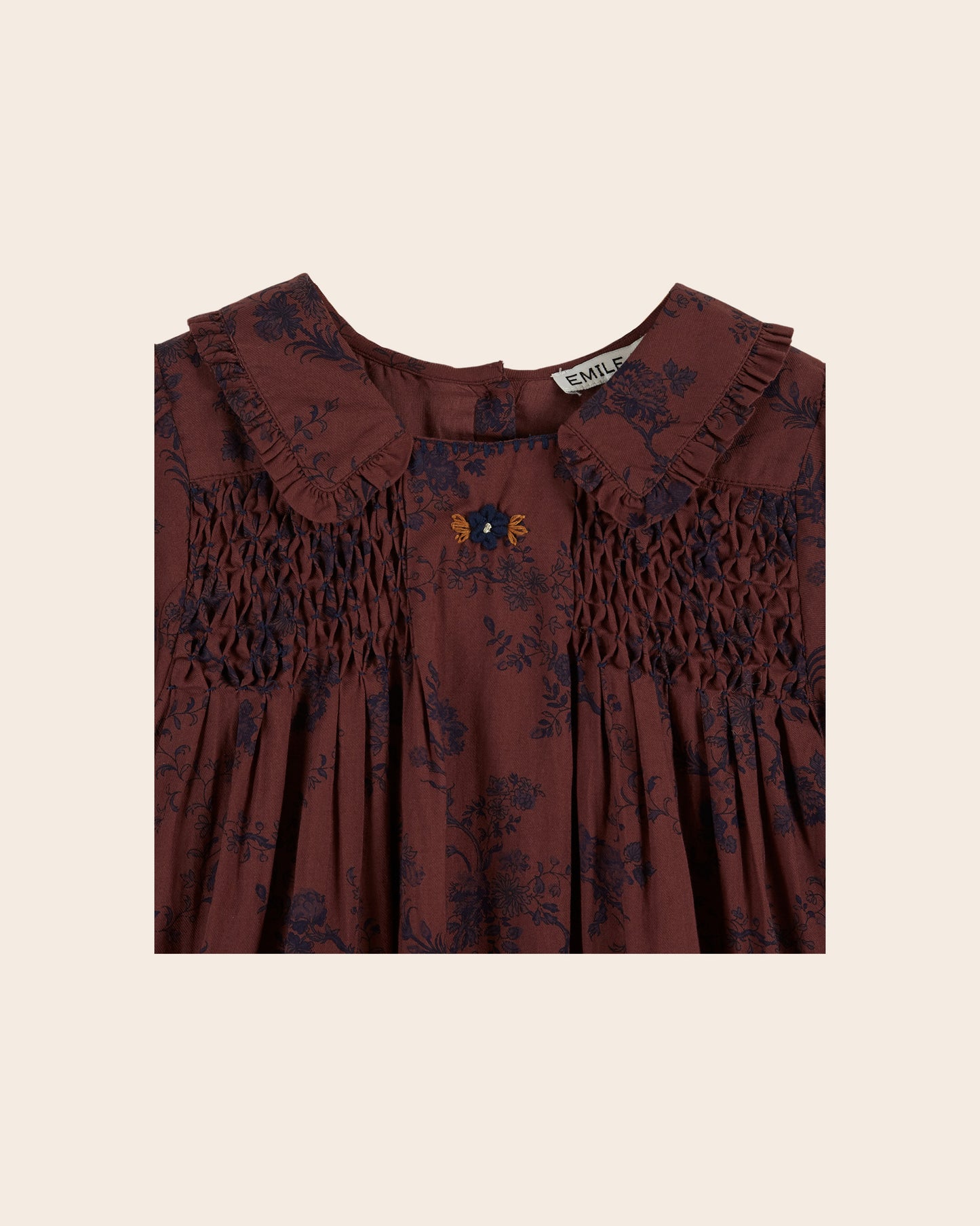 Robe - Smocké orchid violine