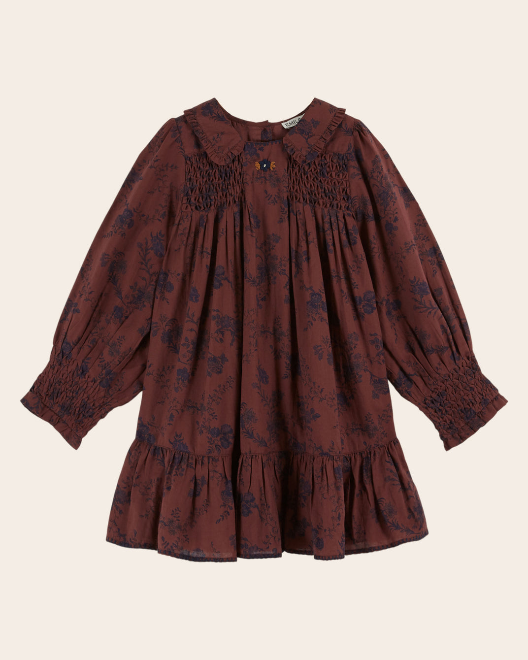 Robe - Smocké orchid violine