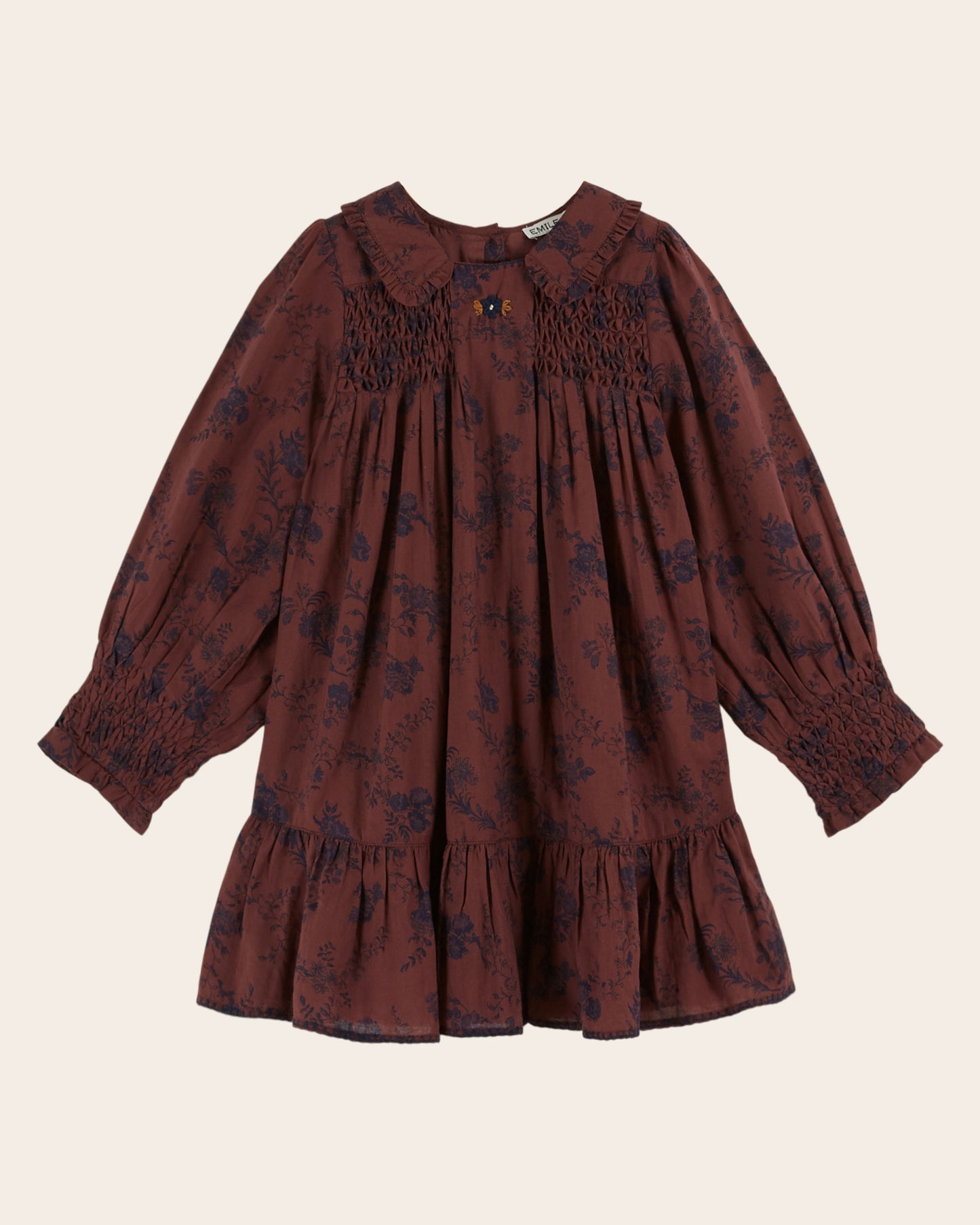 Robe - Smocké orchid violine