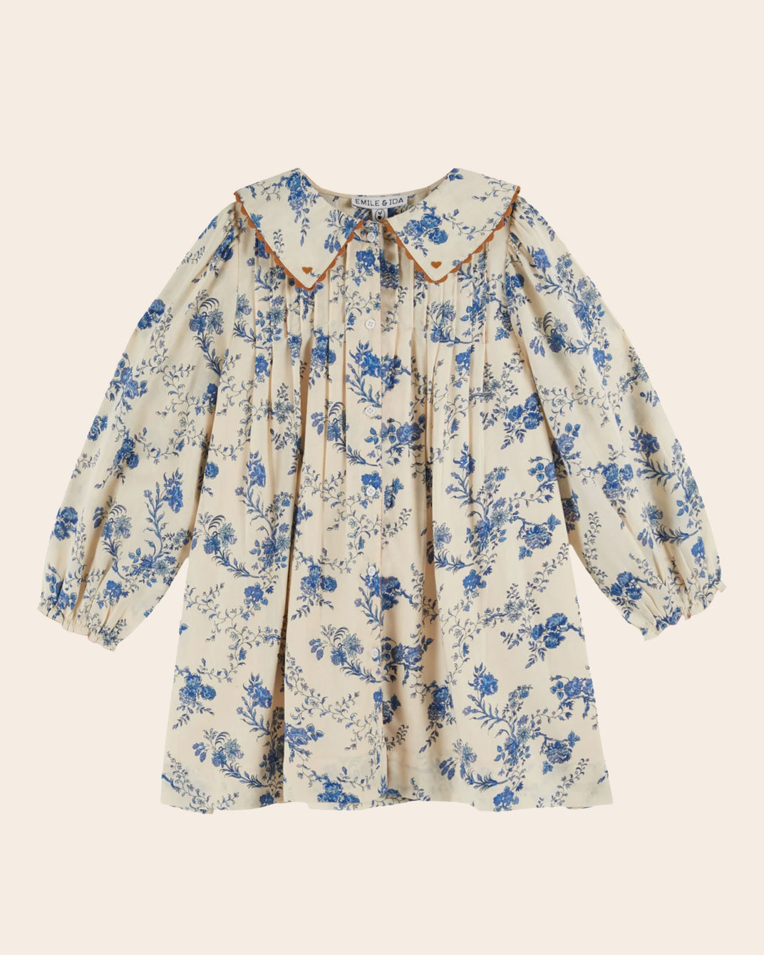 Robe ample orchid bleu
