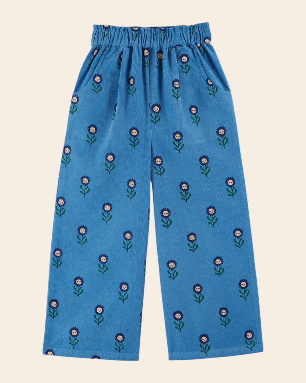 Margot print velvet pants